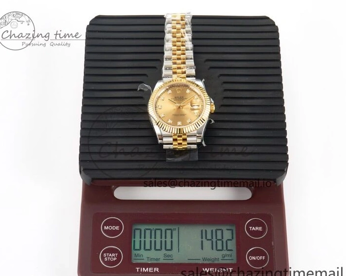 904L Edition SS on SH3235 (Gain Best Dial ARF YG 1:1 Diamonds Bracelet Weight) YG Steel DateJust 41 Jubilee 0516